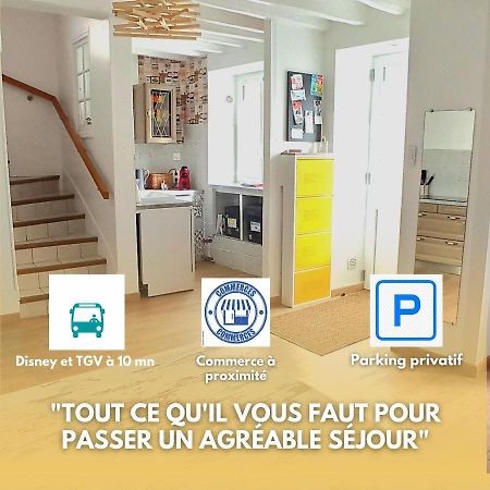 L'essentiel, maison de ville proche du parc Disney Chessy  Extérieur photo